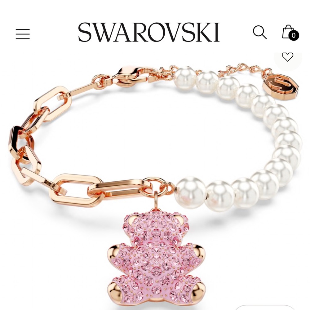 Swarovski teddy bracelet